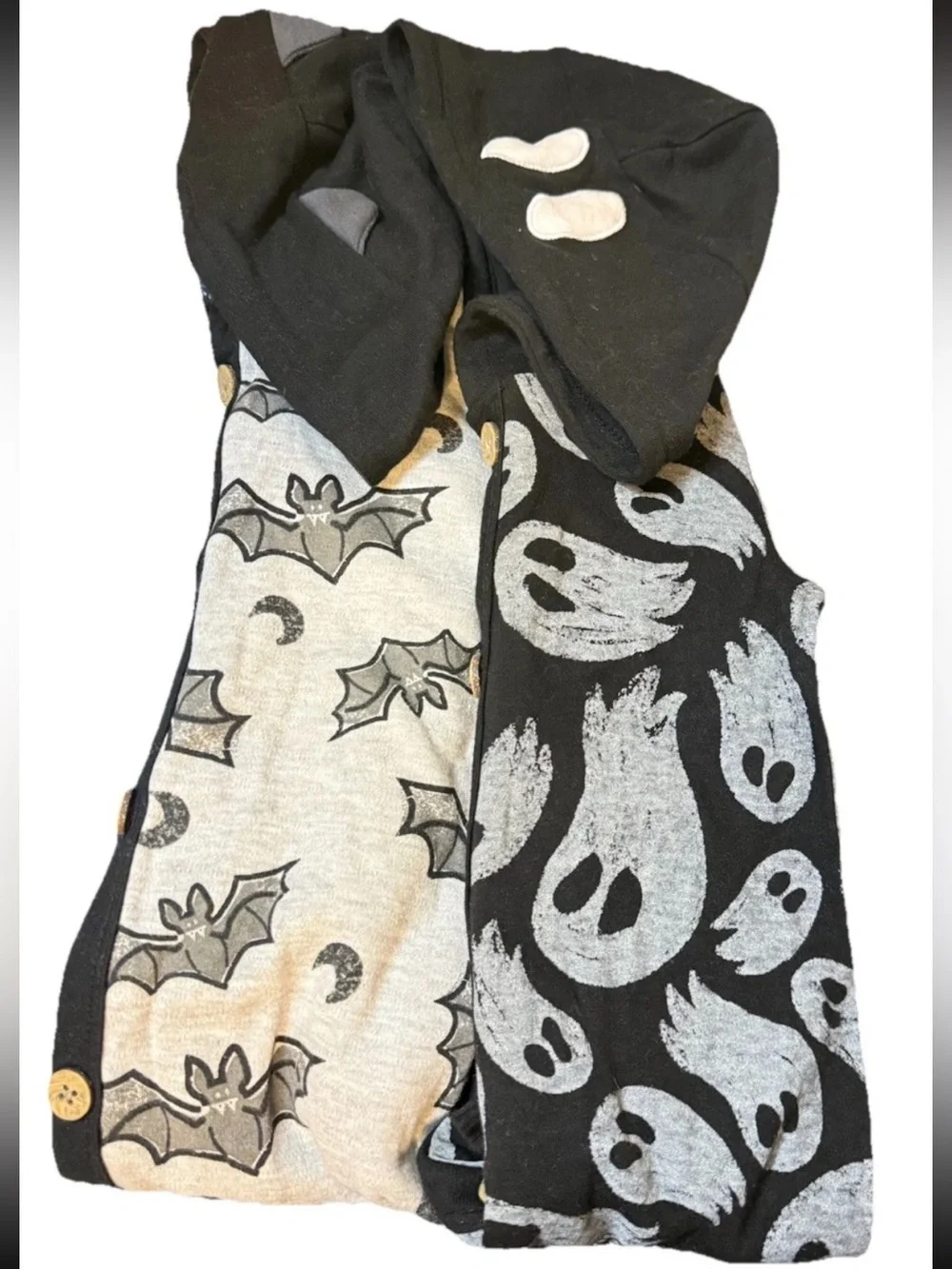 LOT OF 2 Halloween Jumpsuits Outfits Hooded Rompers Toddler Boys 18 Months